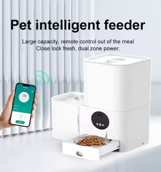 6L WLAN Futterautomat für Katzen & kleine Hunde – Automatische Fütterung mit App