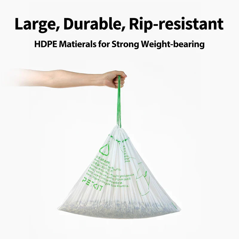 Trash Bags with Drawstrings